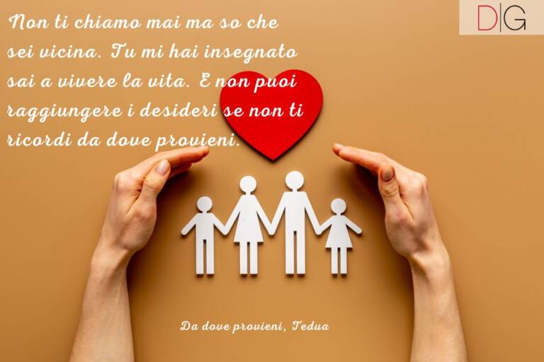 Le più belle frasi sulla famiglia tratte dalle canzoni