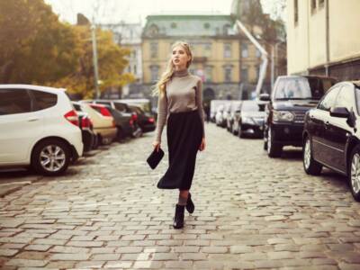 Look elegante con gambaletto