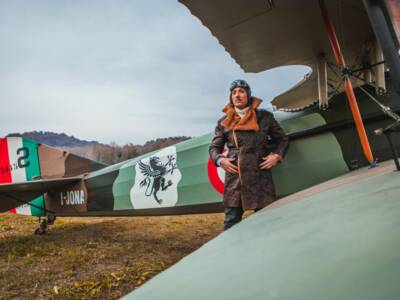 I cacciatori del cielo, Giuseppe Fiorello. Credit Nicola Oleotto