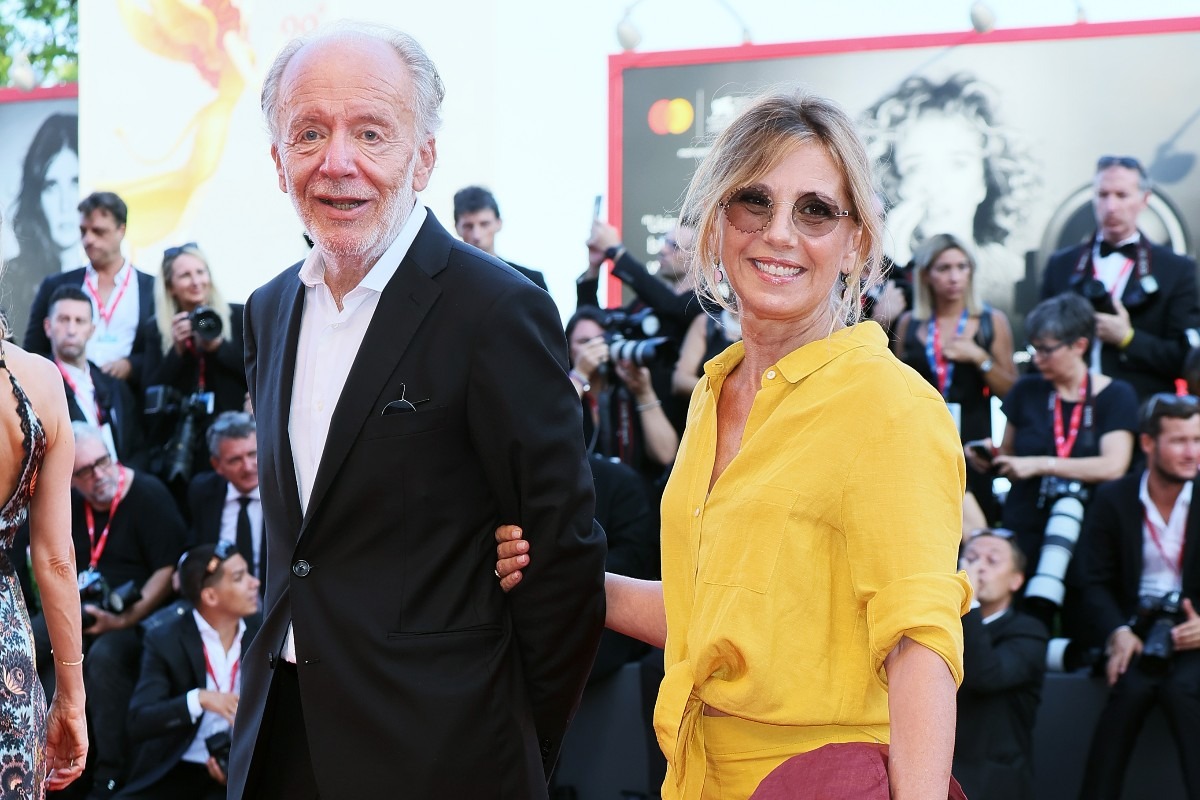 Alessandro Cecioni e Concita De Gregorio sul red carpet inaugurale della Mostra del Cinema di Venezia