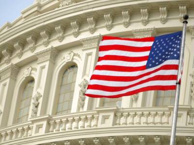 bandiera americana campidoglio