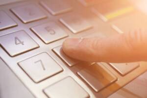 Tastiera pin ATM Bancomat