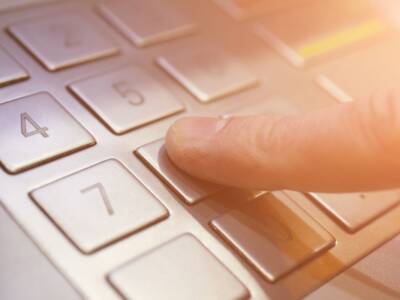 Tastiera pin ATM Bancomat