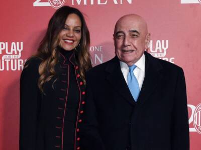 Adriano Galliani e Helga Costa