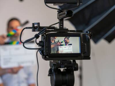 set riprese regista videomaker attore