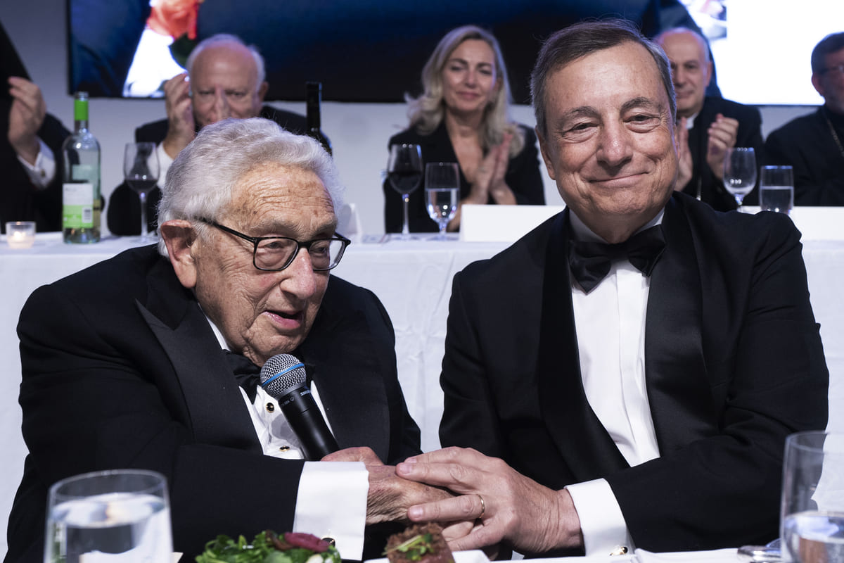Henry Kissinger e Mario Draghi