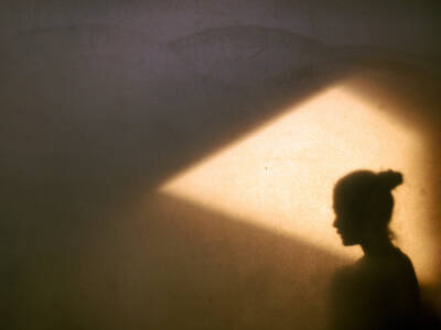 Ombra di una ragazza