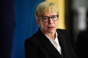 Milena Gabanelli alla presentazione del suo ultimo libro, Condition Red