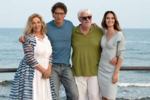 Simona e Riccardo Tognazzi, Gabriel Garko, Anna Safroncik, serie TV Se potessi dirti addio