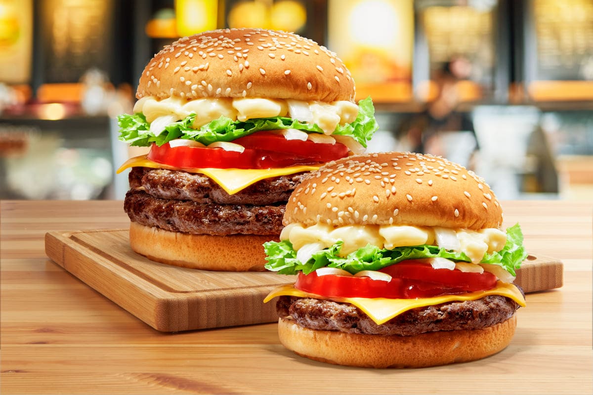 Hamburger da fast food