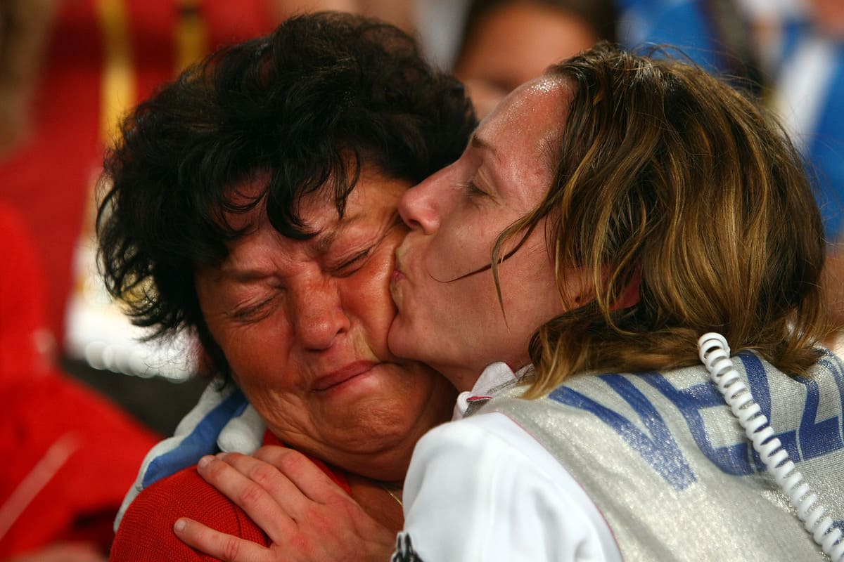 Valentina Vezzali e Enrica Beneventi