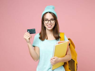 ragazza studentessa carta di credito