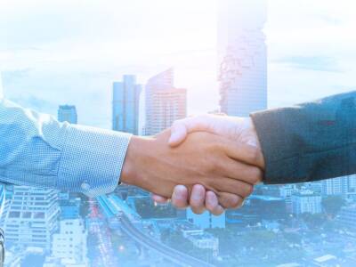 stretta mano citta lavoro accordo