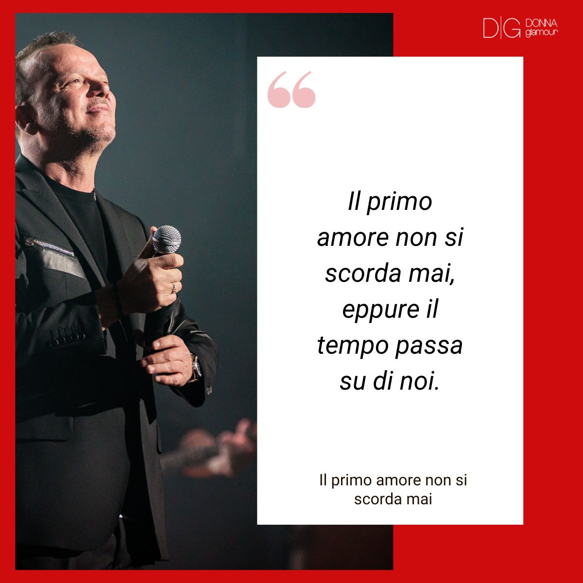 infografica su frasi canzoni gigi d'alessio