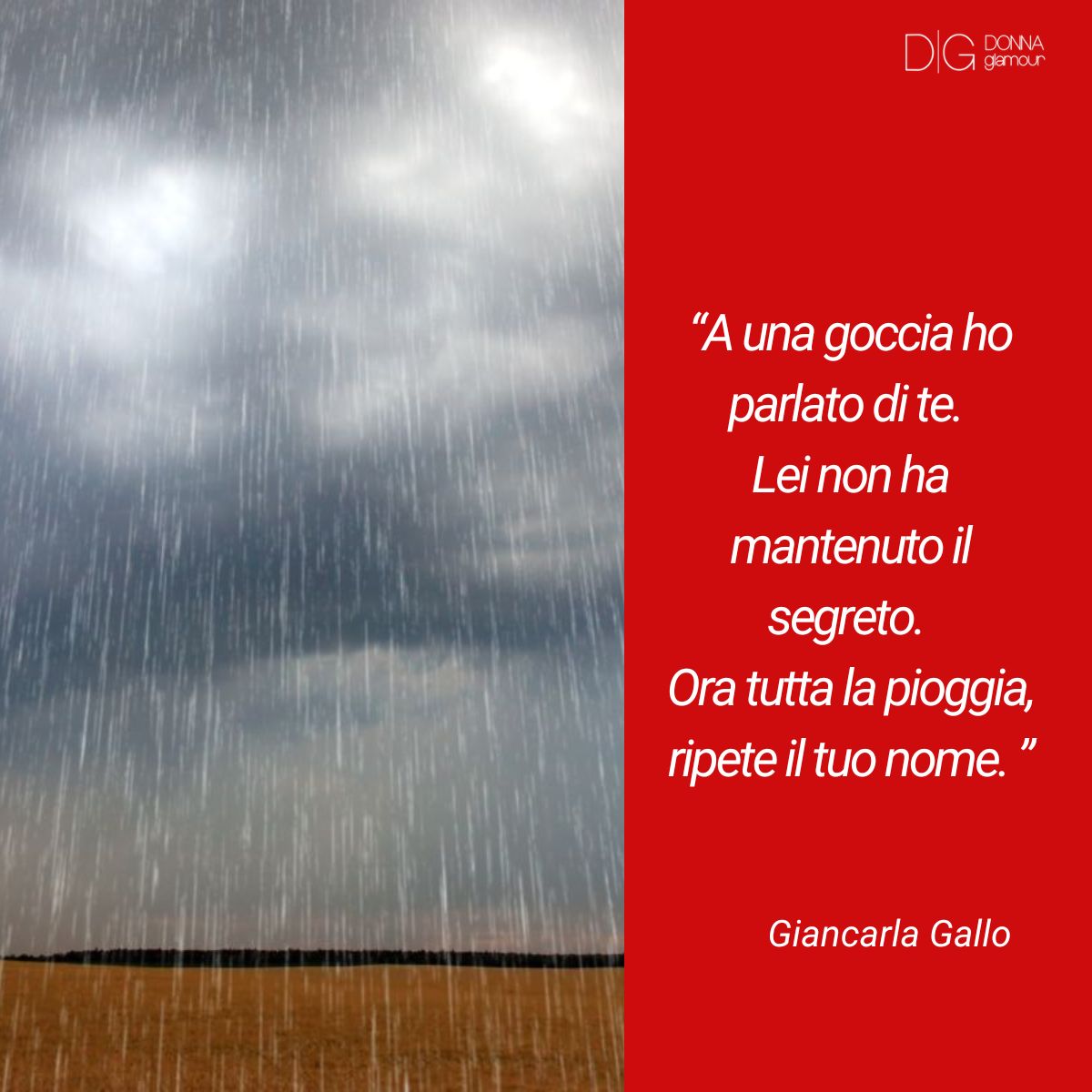 infografica su frasi sulla pioggia