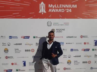 Daniele Bartocci a Villa Medici in occasione del Myllennium Award 2024