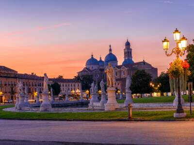 Veduta della Basilica di Santa Giustina a Padova