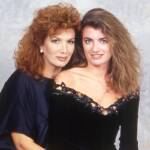 Iva Zanicchi in posa con la figlia Michela Ansoldi