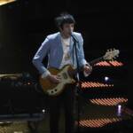 75° Festival di Sanremo: il musicista italiano Tommaso Ottomano nella seconda serata dell'evento, tenutasi il 12 febbraio 2025 a Sanremo (Italia). (Foto di Pool Rovaris Trucillo/Mondadori Portfolio via Getty Images)