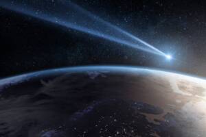 Un corpo celeste, forse una cometa o un asteroide, è stato immortalato nello spazio nei pressi della Terra