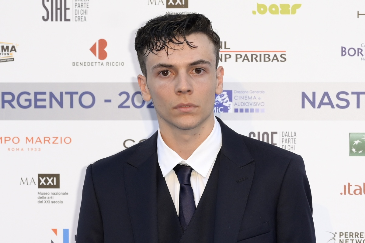 Roma, 16/06/2025 - Francesco Gheghi fotografato al photocall dei ‘Nastri d’Argento’