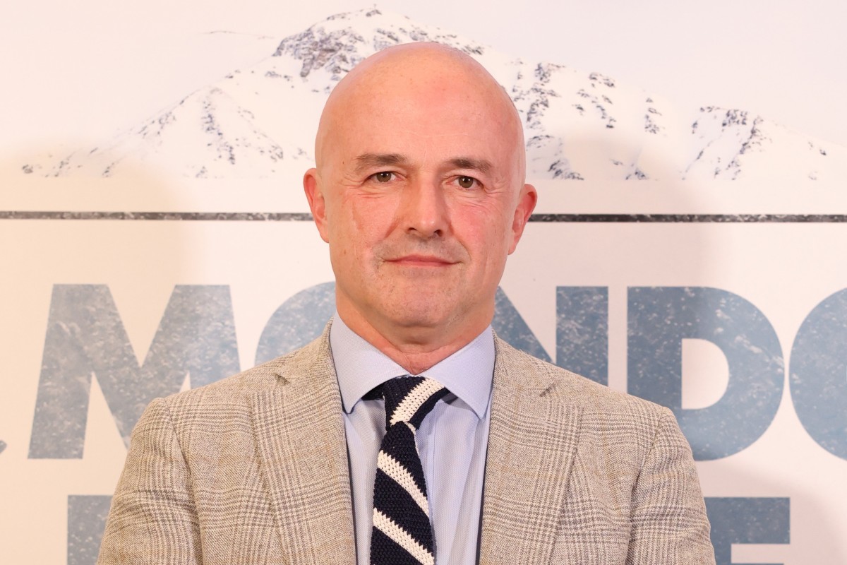 Gianluigi Nuzzi al Cinema Anteo per il lancio del film 'Un Mondo A Parte', 25 marzo 2024.