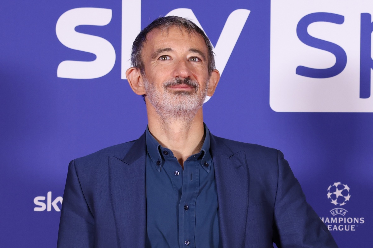 Pietro Senaldi partecipa allo Sky Sport Cocktail Dinner l'11 settembre 2024 a Milano, Italia.