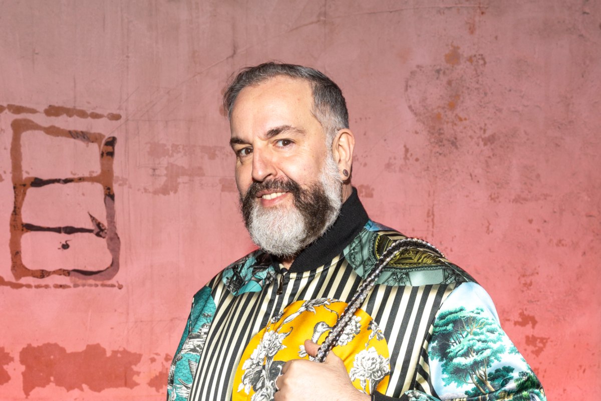 Simone Guidarelli ospite della sfilata di moda N21, Milano Fashion Week Collezione Donna Autunno Inverno 2025. Milano (Italia), 25 febbraio 2025.