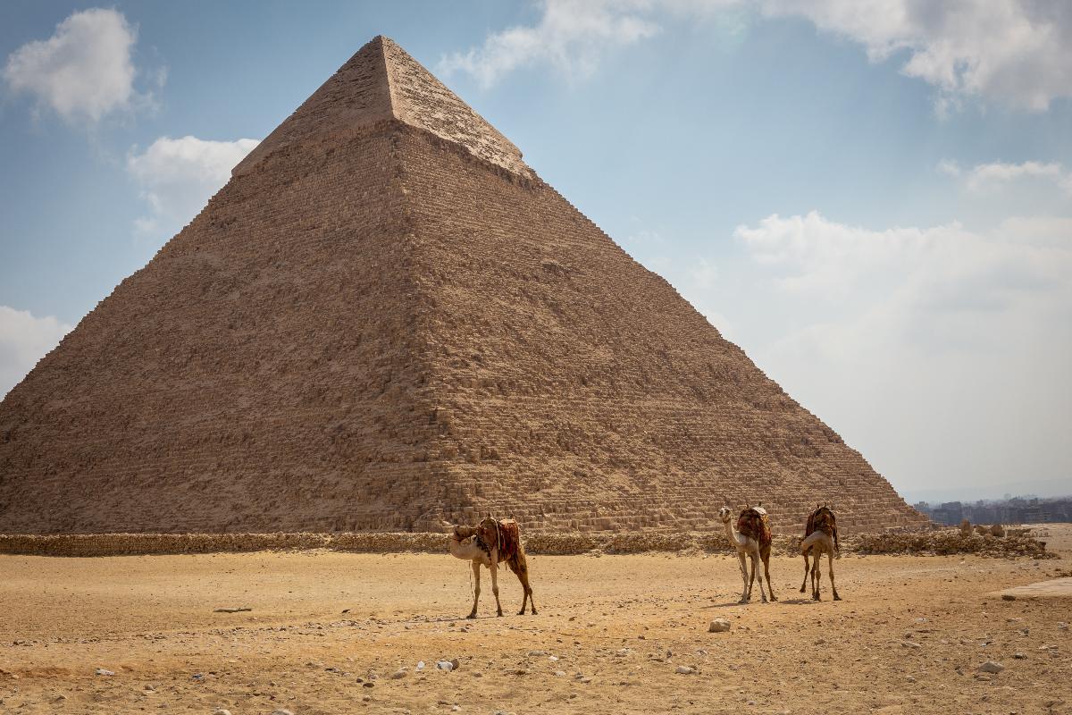 Piramide di Gaza o Cheope in Egitto