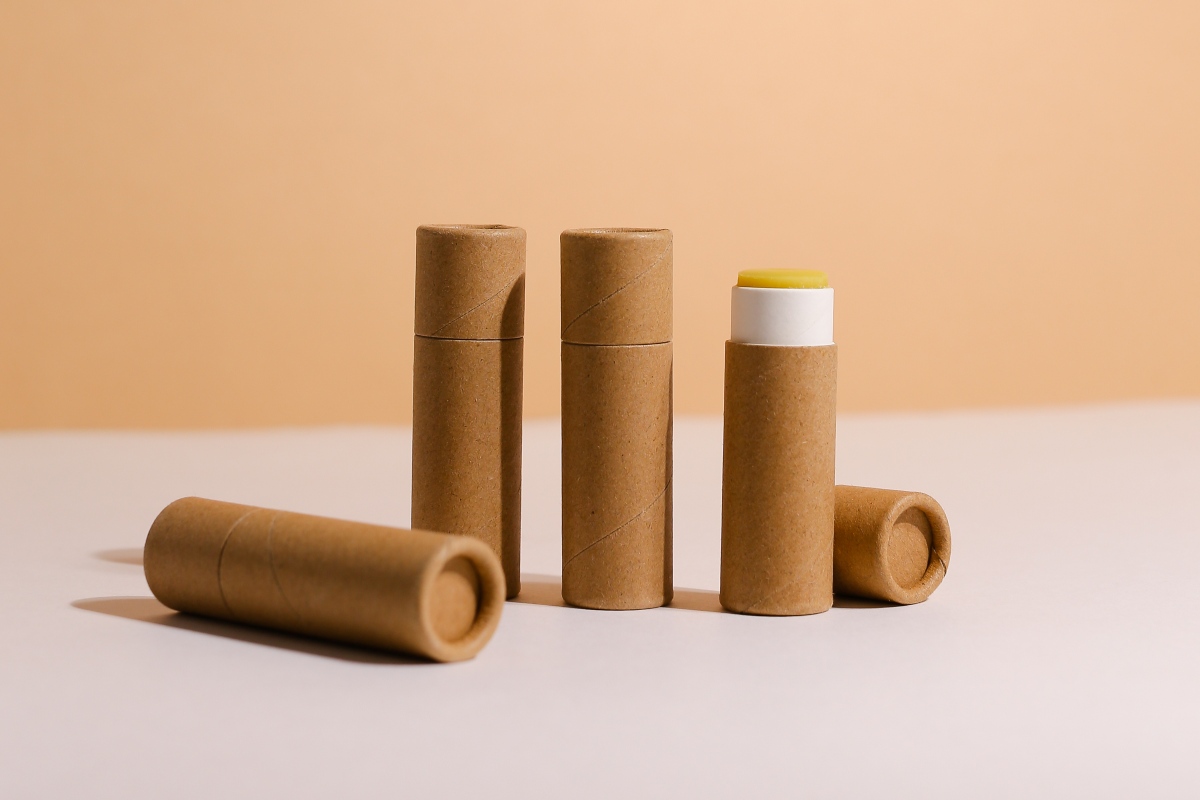 Imballaggio in cartone per balsamo labbra