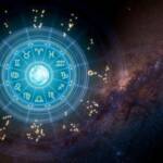 Simboli zodiacali affiancati dalle rispettive costellazioni celesti