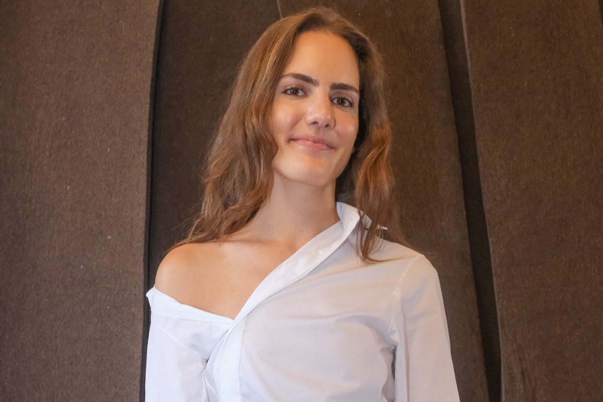 Rachele Regini alla presentazione del libro "Memento Vivere", 1 settembre 2025 a Venezia, Italia. (Foto di Stefano Mazzola/Getty Images)