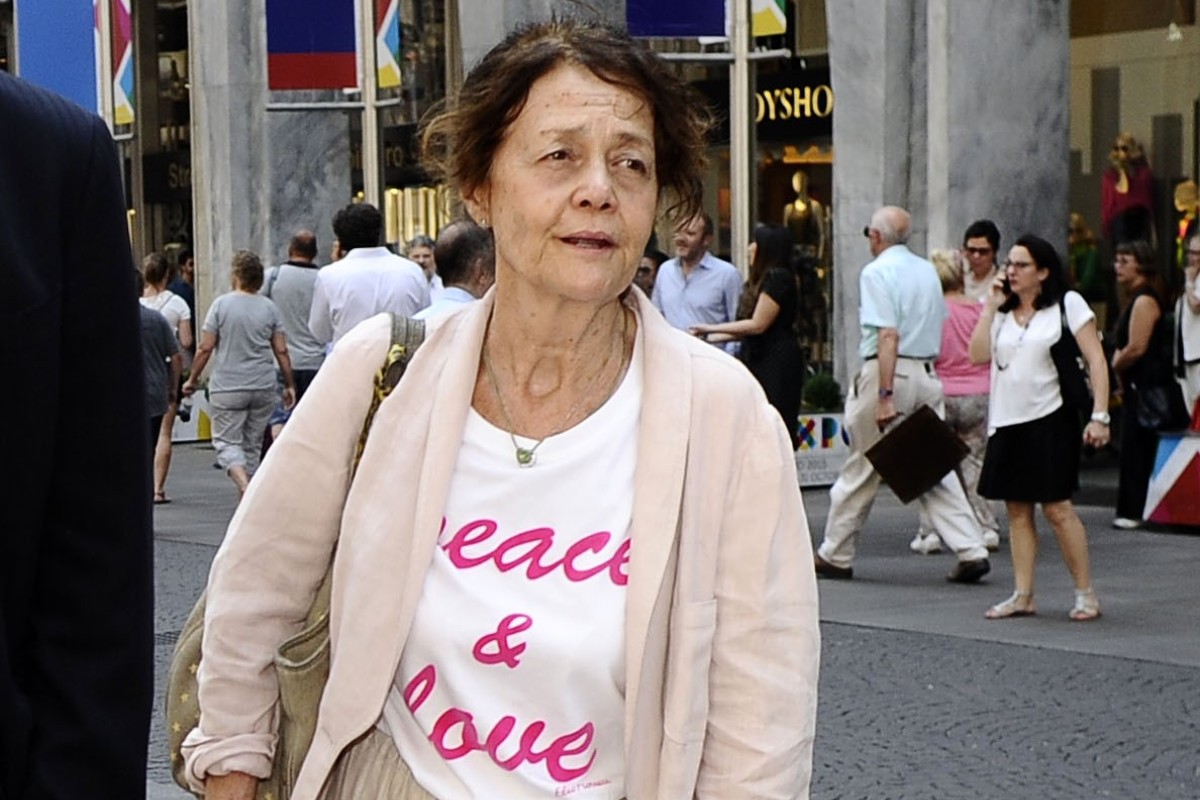 Milly Moratti nella foto / funerali Elio Fiorucci 22/07/2015 Milano / foto Daniele Buffa/Image