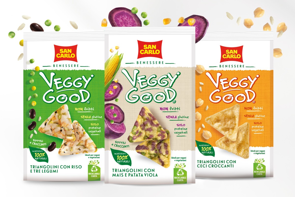 Snack Veggy Good San Carlo: gusto e leggerezza