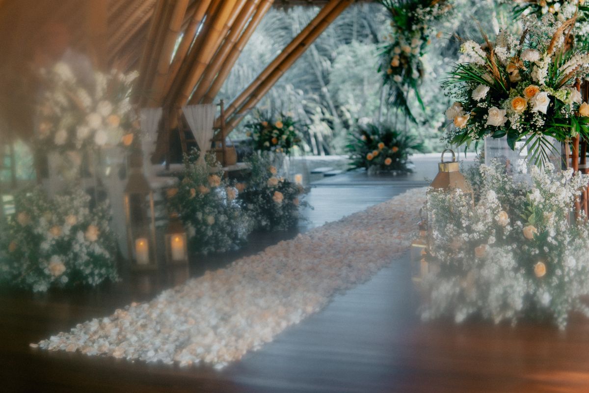 Splendidi allestimenti floreali per le nozze