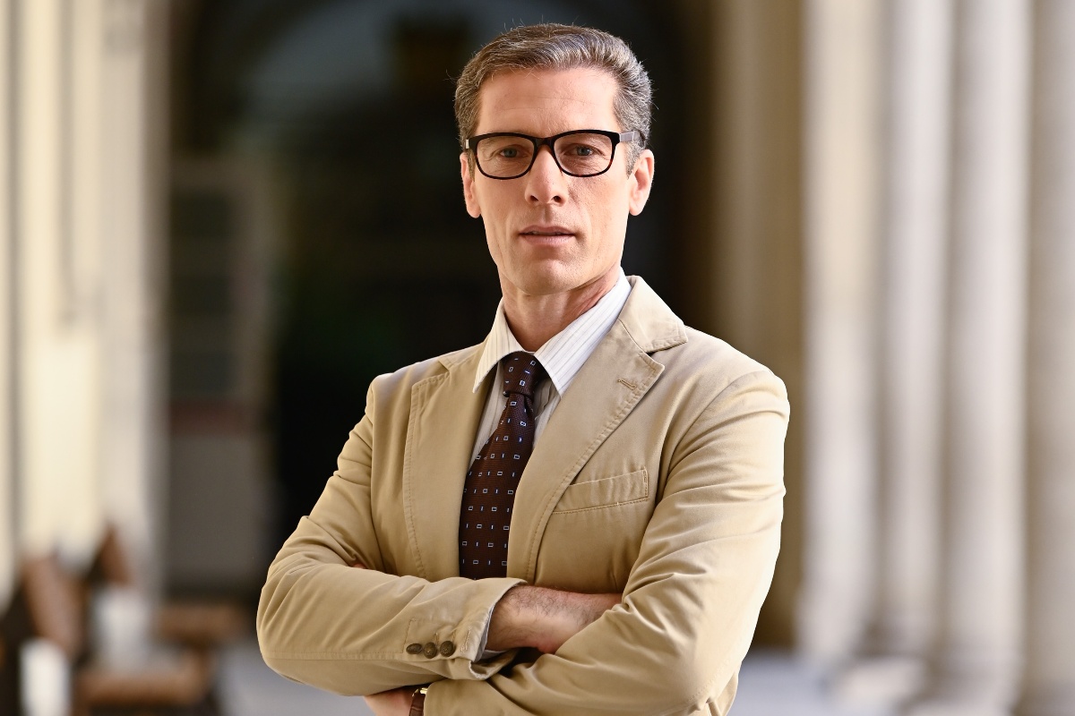 Un primo piano del professore Andrea Maggi