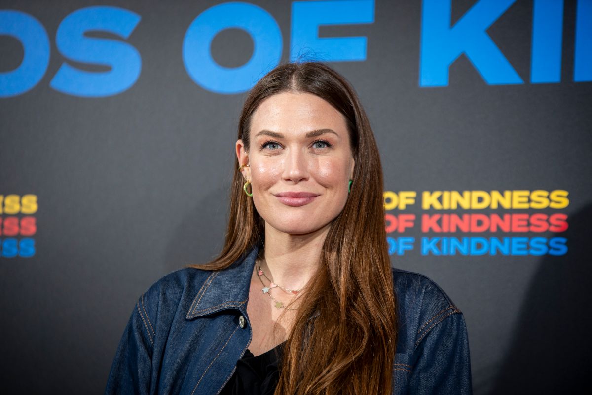 Benedetta Mazza al photocall del film Kinds of Kindness