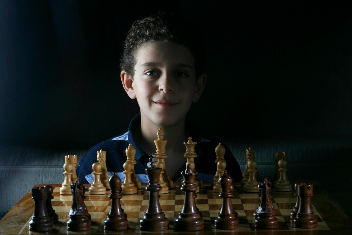 Daniel Naroditsky, al primo posto mondiale negli scacchi per ragazzi di 12 anni e più giovani. (Foto di Lea Suzuki / The San Francisco Chronicle via Getty Images)