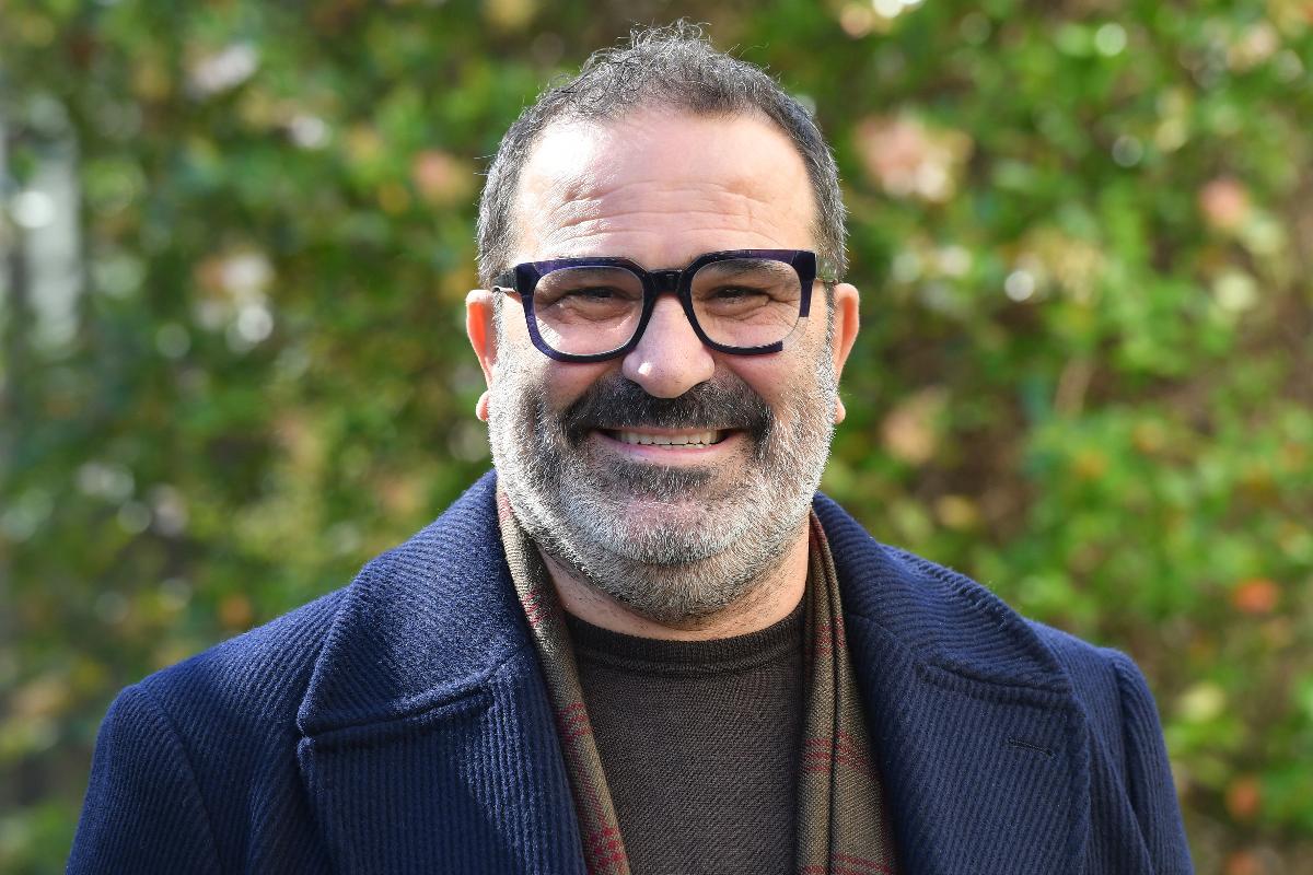 Un primo piano dell'attore siciliano Domenico Centamore.