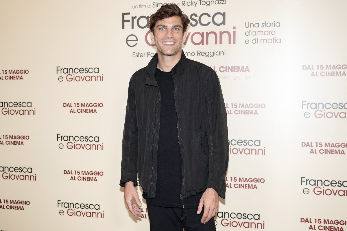 15 maggio 2025, Roma — Filippo Contri durante il photocall di “Francesca e Giovanni - Una Storia d’Amore e di Mafia” al Cinema Quattro Fontane.