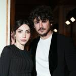 Francesca Rocco e Giovanni Masiero all'Elisabetta Franchi fashion show