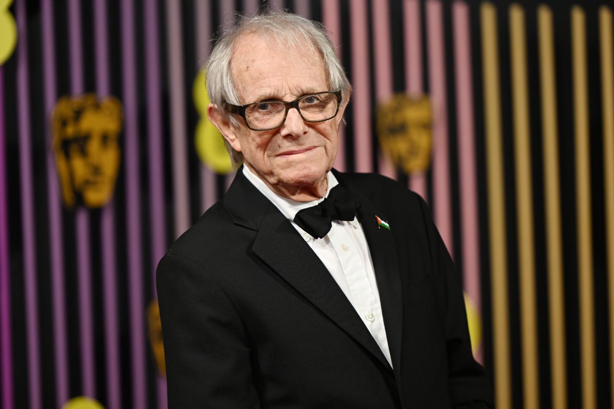 Ken Loach posa in occasione degli EE BAFTA Film Awards 2024, The Royal Festival Hall, 18 Febbraio 2024, Londra, Inghilterra. (Photo by Kate Green/BAFTA/Getty Images for BAFTA)