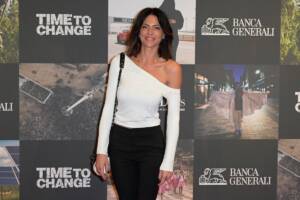 Pamela Camassa sul red carpet del docufilm "Time for change", The Space cinema Moderno, 3 Giugno 2024, Roma. (Photo by Mario Cartelli/SOPA Images/LightRocket via Getty Images)