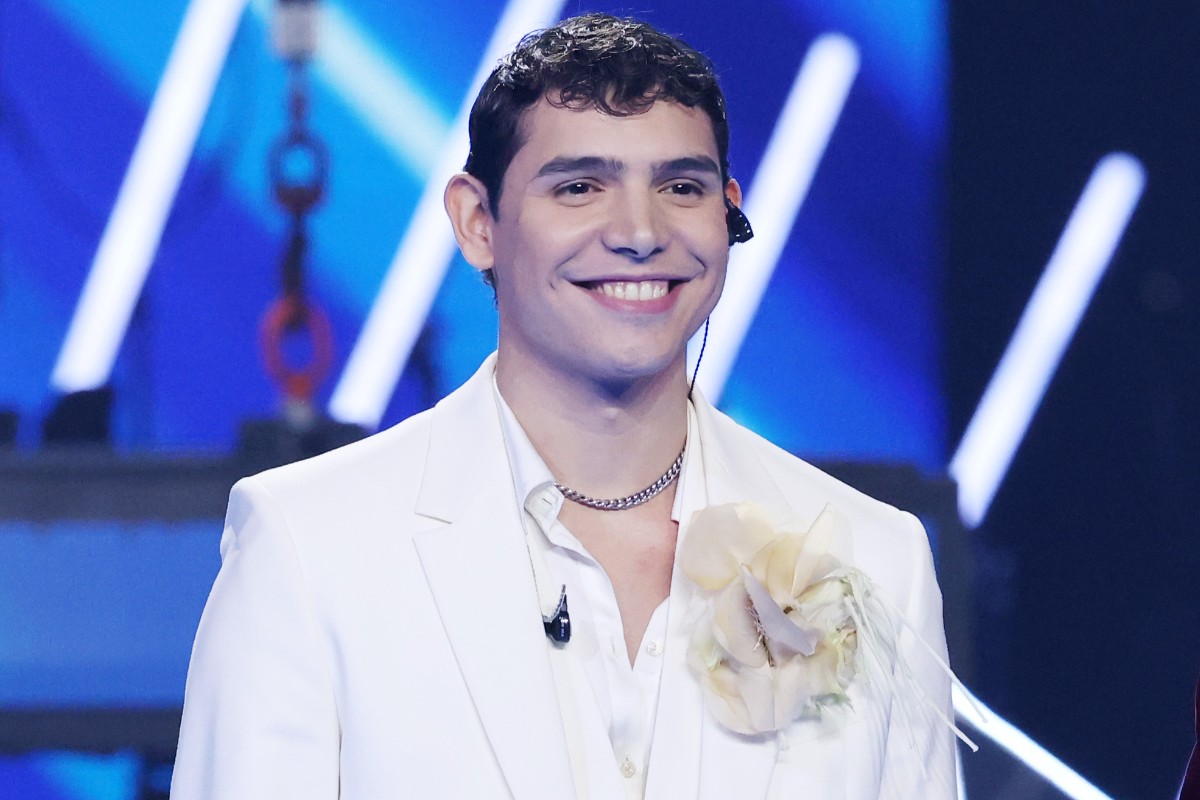 Damiano Caddeo, in arte eroCaddeo, durante la sua partecipazione a "X Factor", 27 Novembre 2025, Milano. (Photo by Stefania D'Alessandro/Getty Images)