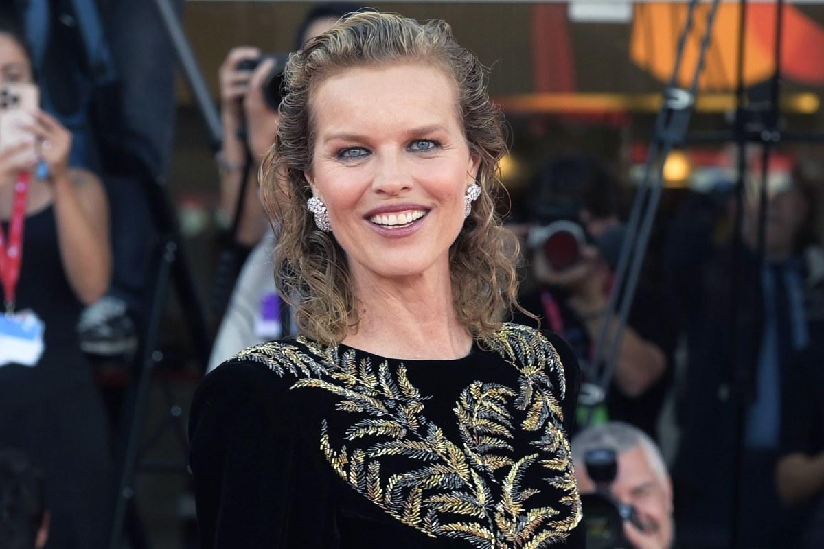 Eva Herzigova, nella foto, Mc Venezia 02/09/2025 - Festival del Cinema di Venezia / foto Mario Cartelli/Image