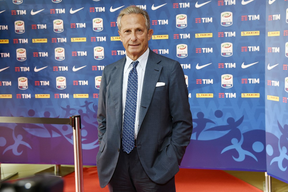 Gaetano Miccichè alla presentazione dei calendari della serie A 2018-2019