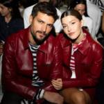 Andrea Zelletta e Natalia Paragoni ospiti alla sfilata di Iceberg durante la Milano Fashion Week