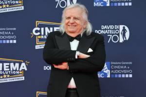 Antonio Avati alla cerimonia di premiazione dei David di Donatello 2025, Studi di Cinecittà, Roma (Italia), 7 Maggio 2025 (Photo by Massimo Insabato/Archivio Massimo Insabato/Mondadori Portfolio via Getty Images)