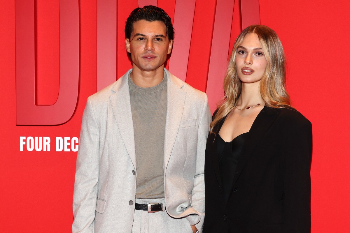 Antonio Medugno e Federica Balzano partecipano come ospiti di GUESS: "La Creazione di una Diva", MUDEC, 24 febbraio 2025, Milano, Italia. (Foto di Stefania M. D'Alessandro/Getty Images per GUESS)