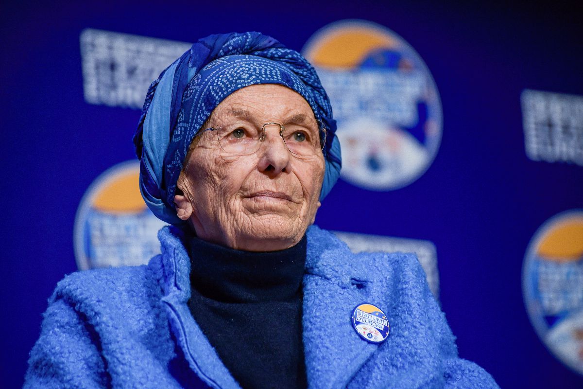 Emma Bonino, leader di +Europa, partecipa all’evento di lancio della campagna elettorale della lista “Stati Uniti d’Europa”